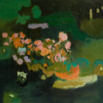 2023, Tumbling, oil on canvas, 48x51 inches